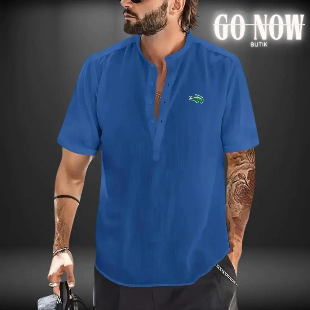GONOW BUTIK™  CAMICIA IN LINO LAC0STE